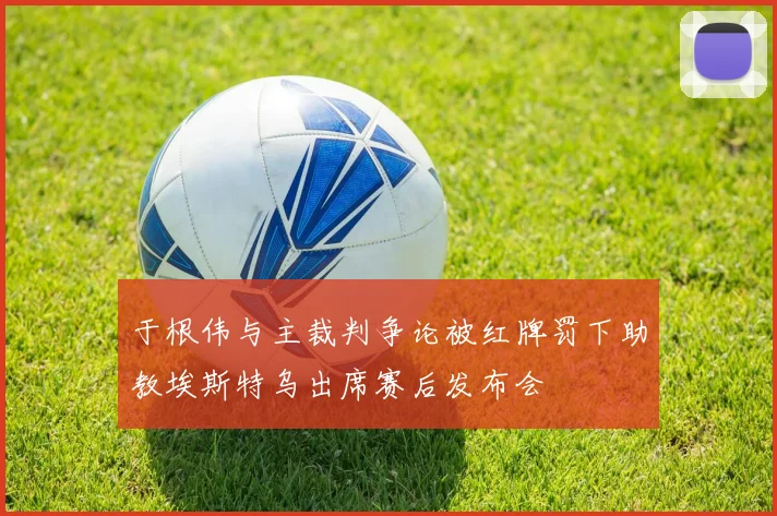 于根伟与主裁判争论被红牌罚下助教埃斯特乌出席赛后发布会